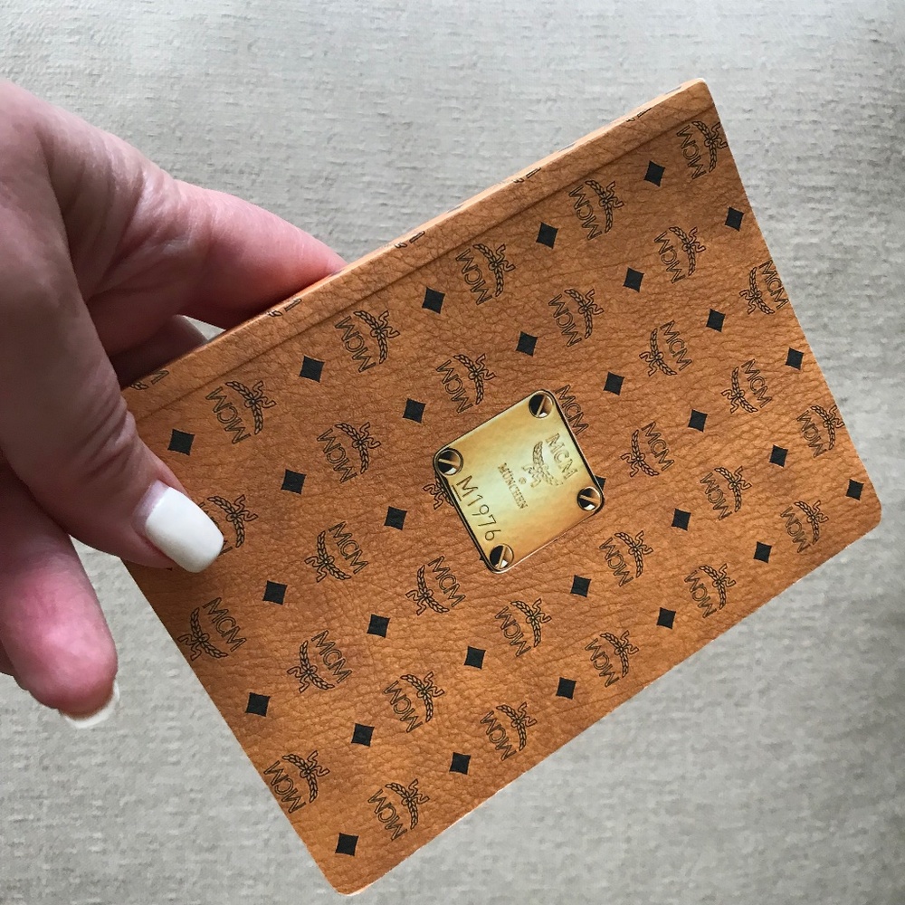 MCM Brown Logo Notebook